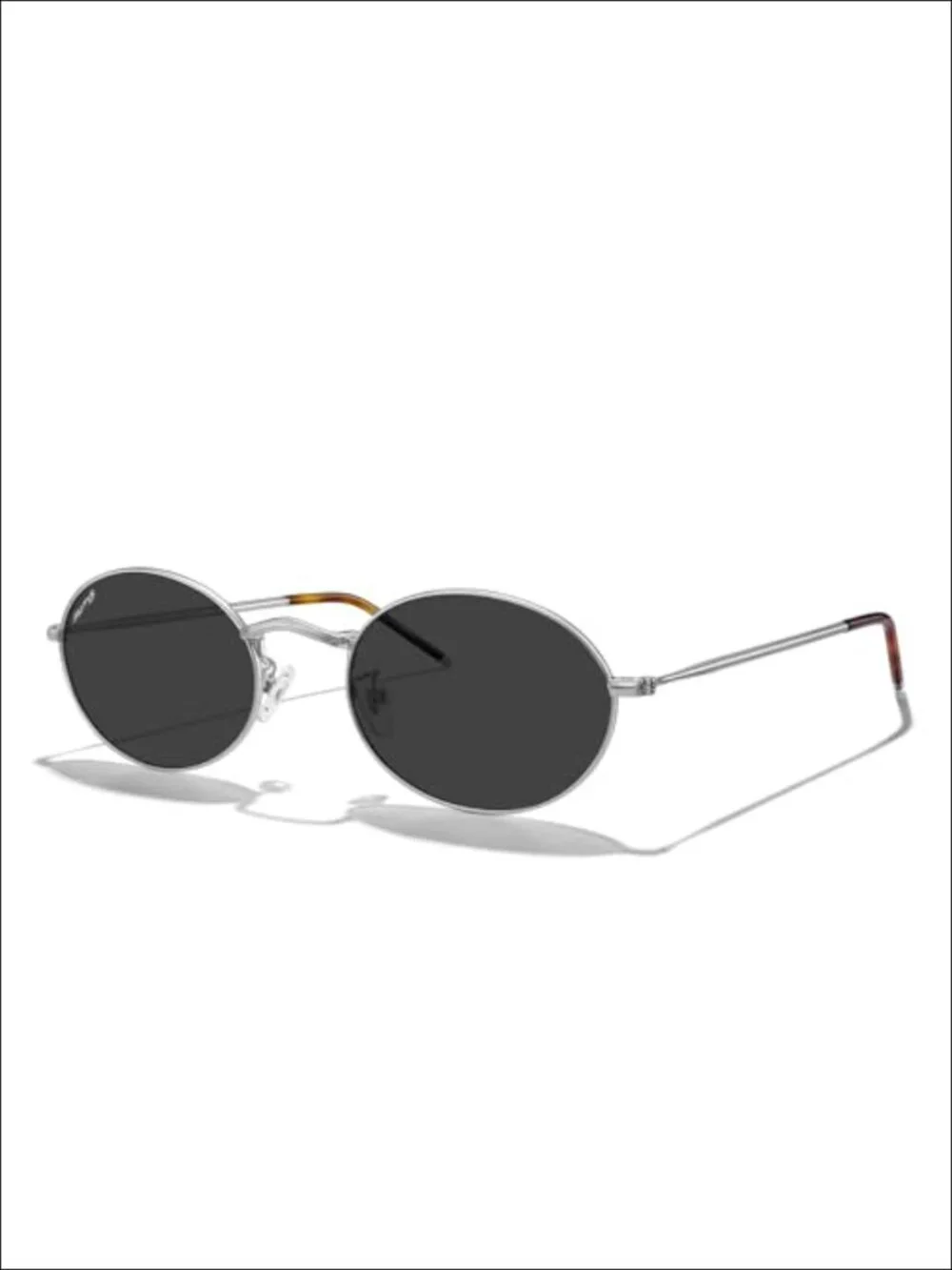 Retro Oval Polarized Sunglasses with UV400 Protection